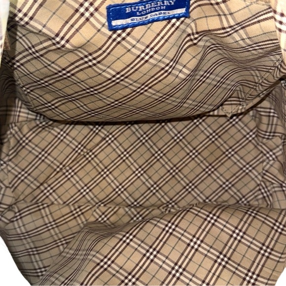 Burberry Blue Label Leather Pink Hobo Shoulder Bag - Picture 11 of 17